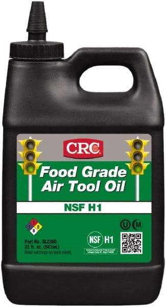 CRC - Bottle, ISO 32, Air Tool Oil - 29.6 Viscosity (cSt) at 40°C - Exact Industrial Supply