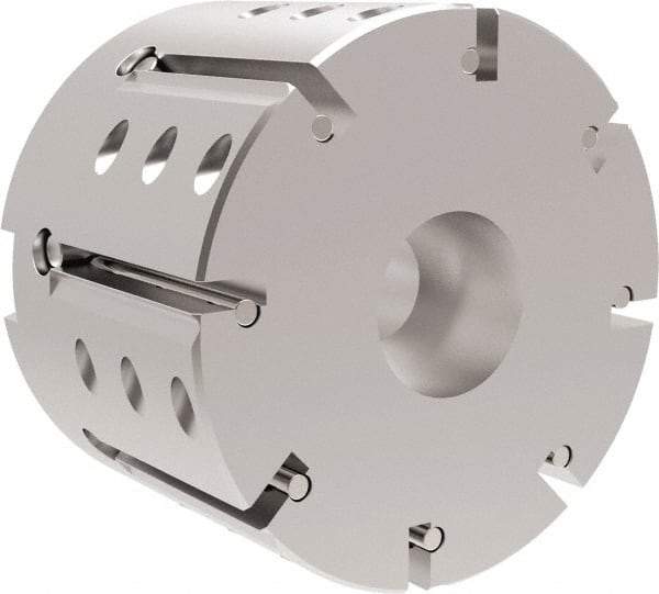 Allied Machine and Engineering - 81.48mm Cut Diam, Internal/External Indexable Thread Mill - Multiple Insert Styles, 38.1mm Insert Size, Toolholder Style THP, 57.15mm OAL - Exact Industrial Supply