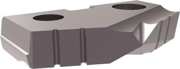 Allied Machine and Engineering - 31mm Diam x 3/16" Thick, Seat Code 2, 90° Included Angle Spade Drill Insert - TiAlN Coated, Cobalt, Grade Super Cobalt, Series T-A - Exact Industrial Supply