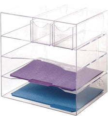 Rubbermaid - Clear Document Organizer - Plastic - Exact Industrial Supply