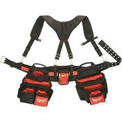 Milwaukee Tool - Tool Aprons & Tool Belts Tool Type: Tool Rig Minimum Waist Size: 30 - Exact Industrial Supply