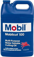 Mobil - Mobilcut, 1 Gal Bottle Cutting Fluid - Water Soluble - Exact Industrial Supply