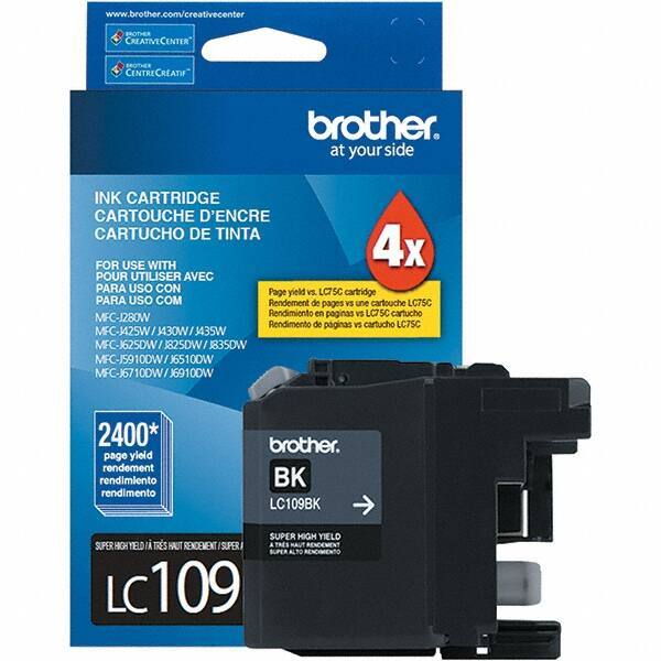 Brother - Black Ink Cartridge - Use with Brother MFC-J4320DW, J4420DW, J4620DW - Exact Industrial Supply