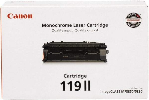 Canon - Black Toner Cartridge - Use with Canon imageCLASS LBP251dw, LBP253dw, LBP6300dn, LBP6650dn, LBP6670dn, MF414dw, MF416dw, MF419dw, MF5850dn, MF5880dn, MF5950dw, MF5960dn, MF6160dw, MF6180dw - Exact Industrial Supply