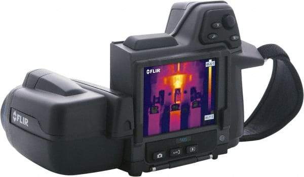FLIR - -4 to 2,192°F (-20 to 1,200°C) Thermal Imaging Camera - 3.5" Color LCD Display, 1000 Image Storage Capacity, 320 x 240 Resolution - Exact Industrial Supply