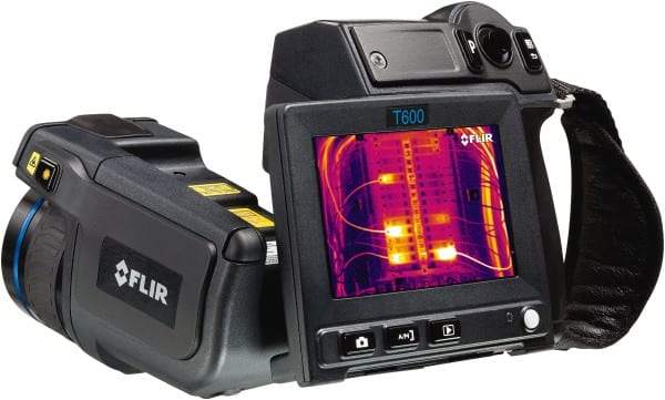 FLIR - -40 to 1,202°F (-40 to 650°C) Thermal Imaging Camera - 4.3" Color LCD Display, 1000 Image Storage Capacity, 480 x 360 Resolution - Exact Industrial Supply