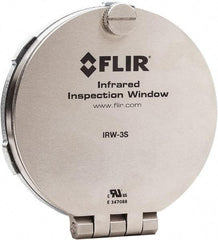 FLIR - 75mm (2.95\x94) Diam, Infrared Viewing Window - 2mm (0.08") Thickness, Use with Thermal Imagers - Exact Industrial Supply