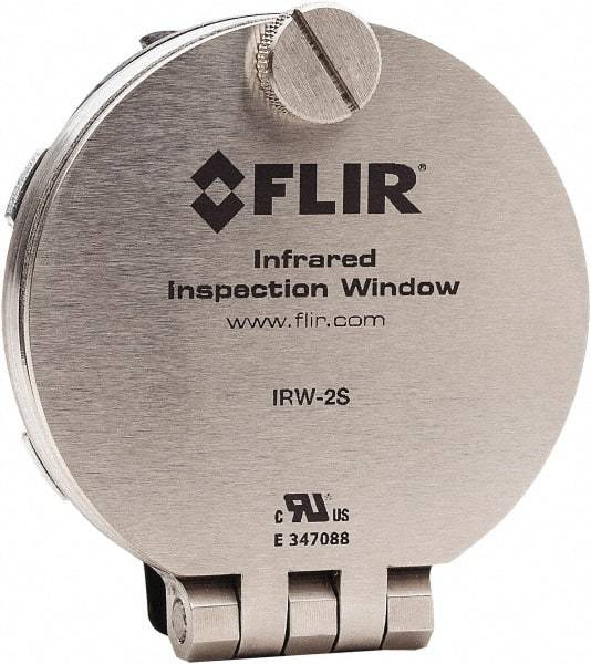 FLIR - 50mm (1.97\x94) Diam, Infrared Viewing Window - 2mm (0.08") Thickness, Use with Thermal Imagers - Exact Industrial Supply