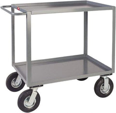 Jamco - 1,200 Lb Capacity, 30" Wide x 36" Long x 39" High Heavy Duty Service Cart - 2 Shelf, Steel - Exact Industrial Supply