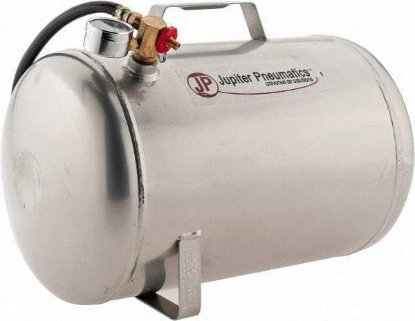 PRO-SOURCE - Compressed Air Tanks & Receivers Volume Capacity: 5 Gal. Maximum Working Pressure (psi): 125 - Exact Industrial Supply
