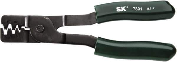 SK - 8" OAL Various, Crimping Pliers - Plastisol Handle - Exact Industrial Supply