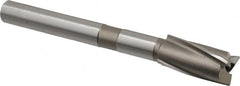 Cleveland - 23/32" Diam, 1/2" Shank, Diam, 3 Flutes, Straight Shank, Interchangeable Pilot Counterbore - Exact Industrial Supply