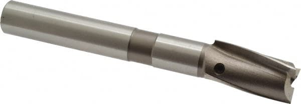 Cleveland - 13/16" Diam, 5/8" Shank, Diam, 3 Flutes, Straight Shank, Interchangeable Pilot Counterbore - Exact Industrial Supply