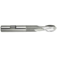 3/4" Dia. - 5-3/8" OAL; Cobalt-Bright - Ball Nose Extension SE EM - 2 FL - Exact Industrial Supply