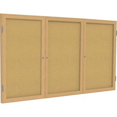 Ghent - Cork Bulletin Boards Style: Enclosed Cork Bulletin Boards Color: Natural Cork - Exact Industrial Supply