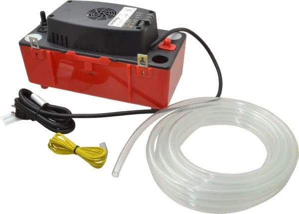 Value Collection - 1/2 Gallon Tank Capacity, 115V Volt, Electronic Condensate Pump, Condensate System - 3/8 Barbed Outlet Size - Exact Industrial Supply