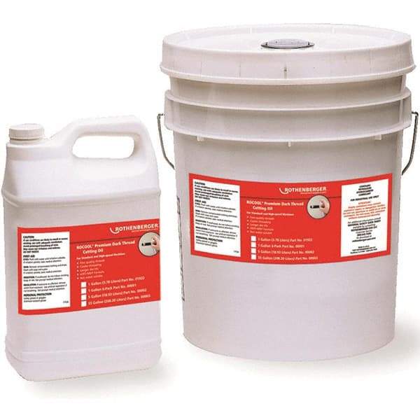 Rothenberger - Pipe Cutting & Threading Oil Type: Dark Cutting Oil Container Type: 1 Gallon Bottle - Exact Industrial Supply