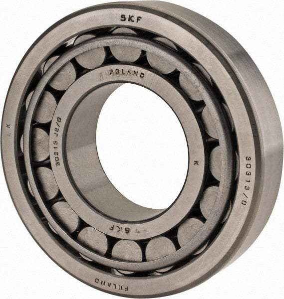 SKF - 65mm Bore Diam, 140mm OD, 36mm Wide, Tapered Roller Bearing - 194,000 N Dynamic Load Capacity, 228,000 N Static Load Capacity - Exact Industrial Supply