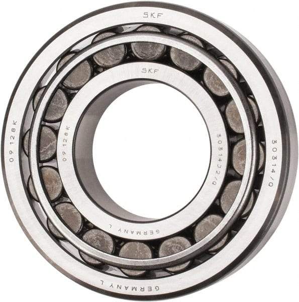 SKF - 70mm Bore Diam, 150mm OD, 38mm Wide, Tapered Roller Bearing - 220,000 N Dynamic Load Capacity, 260,000 N Static Load Capacity - Exact Industrial Supply