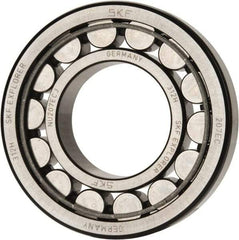 SKF - 35mm Bore Diam, 72mm Outside Diam, 17mm Wide Cylindrical Roller Bearing - 48,400 N Dynamic Capacity, 48,000 Lbs. Static Capacity - Exact Industrial Supply