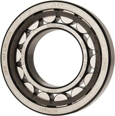 SKF - 40mm Bore Diam, 80mm Outside Diam, 18mm Wide Cylindrical Roller Bearing - 53,900 N Dynamic Capacity, 53,000 Lbs. Static Capacity - Exact Industrial Supply