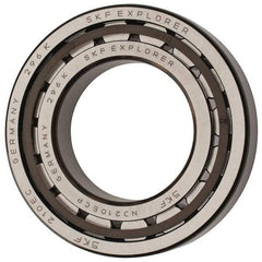 SKF - 50mm Bore Diam, 90mm Outside Diam, 20mm Wide Cylindrical Roller Bearing - 64,400 N Dynamic Capacity, 69,500 Lbs. Static Capacity - Exact Industrial Supply