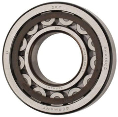 SKF - 50mm Bore Diam, 110mm Outside Diam, 27mm Wide Cylindrical Roller Bearing - 110,000 N Dynamic Capacity, 112,000 Lbs. Static Capacity - Exact Industrial Supply