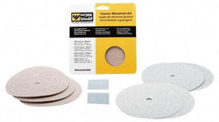 Work Sharp - 6 Inch Outside Diameter 9 Piece Abrasives Kit - P80, P120, P220, P400 Grit, Work Sharp 2000 and 3000 Machine Compatible - Exact Industrial Supply