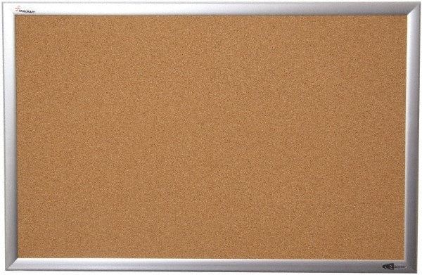 Ability One - Cork Bulletin Boards; Style: Self-Heals ; Color: Tan ; Material: Cork ; Width (Inch): 48 ; Height (Inch): 2 - Exact Industrial Supply