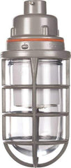 Hubbell Killark - 120 to 277 VAC, 16 Watt, LED Hazardous Location Light Fixture - Corrosion, Dirt, Dust, Heat, Moisture & Vibration Resistant, Aluminum Housing - Exact Industrial Supply