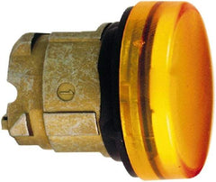 Schneider Electric - Orange Lens Pilot Light - Round Lens, Shock Resistant, Vibration Resistant, Water Resistant - Exact Industrial Supply