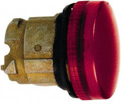 Schneider Electric - Red Lens Pilot Light - Round Lens, Shock Resistant, Vibration Resistant, Water Resistant - Exact Industrial Supply