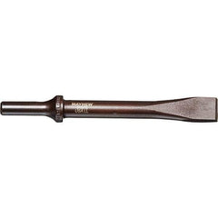 Mayhew - 5/8" Head Width, 6-1/2" OAL, Rivet Cutter Chisel - Round Drive, Round Shank, Steel - Exact Industrial Supply