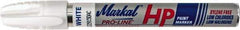 Markal - White Paint Marker - Bullet Medium Tip, Alcohol Base Ink - Exact Industrial Supply