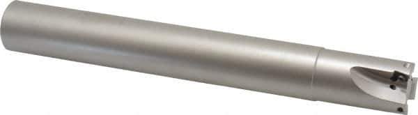 Walter - 1" Cut Diam, 8mm Max Depth of Cut, 1" Shank Diam, 8" OAL, Indexable Square Shoulder End Mill - AD.T 0803.. Inserts, Cylindrical Shank, 90° Lead Angle - Exact Industrial Supply