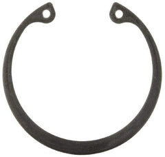 Rotor Clip - 0.062" Thick, Phosphate Finish, Steel Snap Internal Retaining Ring - 0.068" Groove Width, 0.054" Groove Depth, 1.858" Groove Diam, Grade 1060-1090 - Exact Industrial Supply