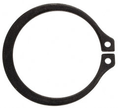Rotor Clip - 63/64" Shaft Diam, 0.926" Groove Diam, Spring Steel External SH Style Retaining Ring - Exact Industrial Supply