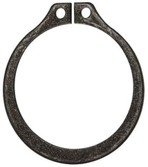 Rotor Clip - 1.118" Groove Diam, 1-3/16" Shaft Diam, Phosphate Steel, Snap External Retaining Rings - 0.056" Groove Width, 0.035" Groove Depth, 0.05" Ring Thickness, Grade 1060-1090 - Exact Industrial Supply