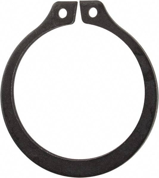 Rotor Clip - 0.821" Groove Diam, 7/8" Shaft Diam, Phosphate Steel, Snap External Retaining Rings - 0.046" Groove Width, 0.027" Groove Depth, 0.042" Ring Thickness, Grade 1060-1090 - Exact Industrial Supply