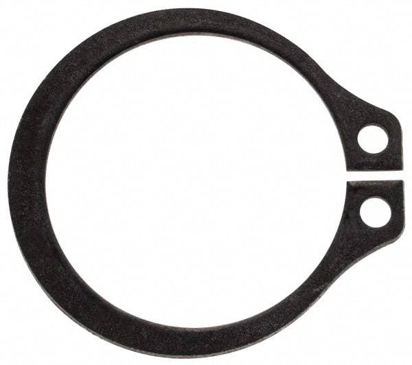 Rotor Clip - 0.882" Groove Diam, 15/16" Shaft Diam, Phosphate Steel, Snap External Retaining Rings - 0.046" Groove Width, 0.028" Groove Depth, 0.042" Ring Thickness, Grade 1060-1090 - Exact Industrial Supply