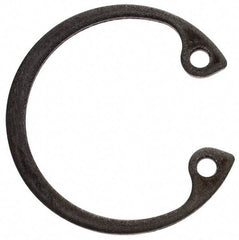 Rotor Clip - 0.035" Thick, Phosphate Finish, Steel Snap Internal Retaining Ring - 0.039" Groove Width, 0.023" Groove Depth, 0.796" Groove Diam, Grade 1060-1090 - Exact Industrial Supply