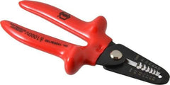 Wiha - 6" OAL, 10 AWG Capacity, Wire Stripper - Exact Industrial Supply