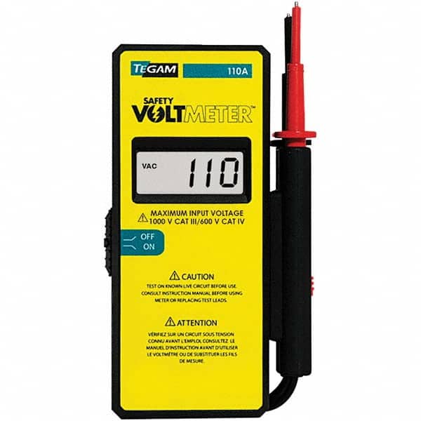 Made in USA - Circuit Continuity & Voltage Testers Tester Type: Voltage Tester Maximum Voltage: 1000 VAC/VDC - Exact Industrial Supply