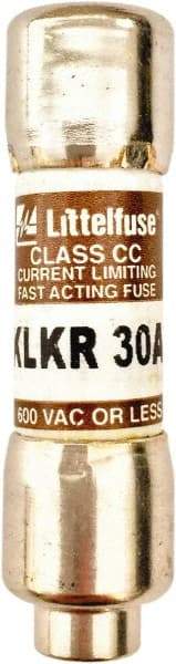 Value Collection - 600 VAC, 30 Amp, Fast-Acting Semiconductor/High Speed Fuse - 1-1/2" OAL, 200 (RMS Symmetrical) kA Rating, 13/32" Diam - Exact Industrial Supply