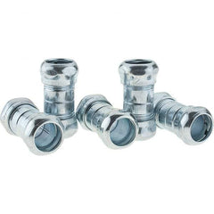 Value Collection - 1/2" Trade, Steel Compression EMT Conduit Coupling - Exact Industrial Supply