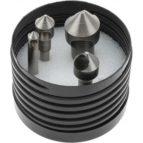 Value Collection - 1/4 to 13/16" Head Diam, Countersink Set - Exact Industrial Supply