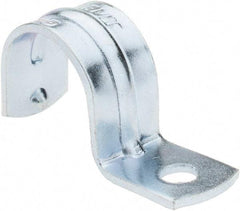 Value Collection - Steel Pipe Snap Strap for 3/4" Conduit - For Use with EMT & Thin Wall Conduit - Exact Industrial Supply