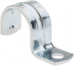 Value Collection - Steel Pipe Snap Strap for 1" Conduit - For Use with EMT & Thin Wall Conduit - Exact Industrial Supply