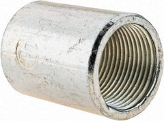 Value Collection - 3/4" Trade, Steel Threaded Straight Rigid/Intermediate (IMC) Conduit Coupling - Exact Industrial Supply