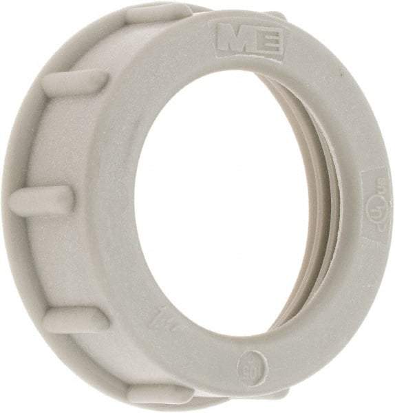 Value Collection - 1" Trade, Plastic Threaded Rigid/Intermediate (IMC) Conduit Bushing - Insulated - Exact Industrial Supply